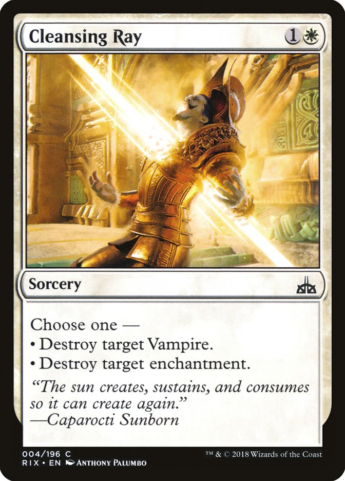Cleansing Ray (4) [Rivals of Ixalan] | Odin's Place