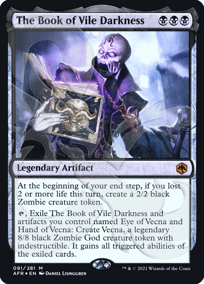 The Book of Vile Darkness (Ampersand Promo) [Dungeons & Dragons: Adventures in the Forgotten Realms Promos] | Odin's Place