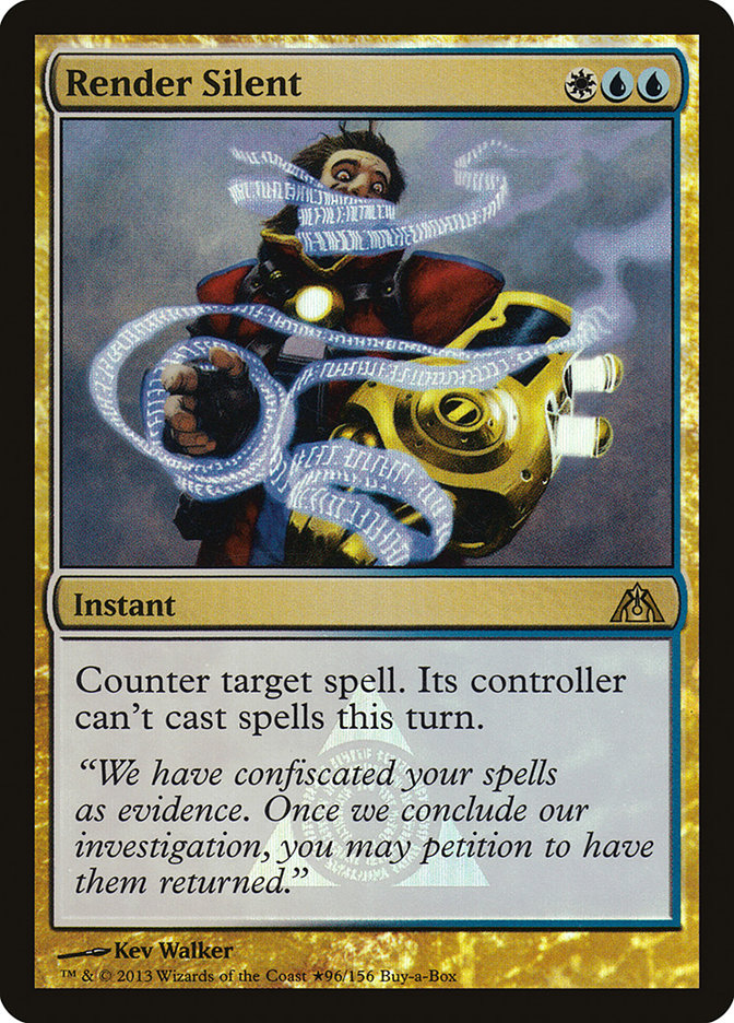 Render Silent (96) (Buy-A-Box) [Dragon's Maze Promos] | Odin's Place