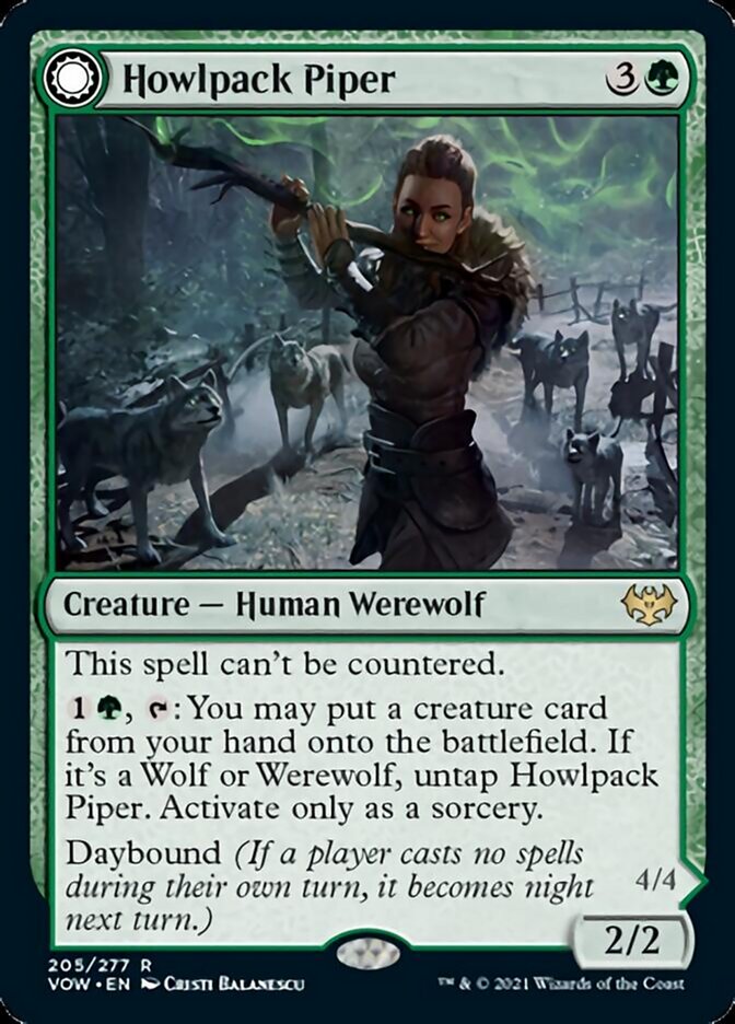 Howlpack Piper // Wildsong Howler [Innistrad: Crimson Vow] | Odin's Place