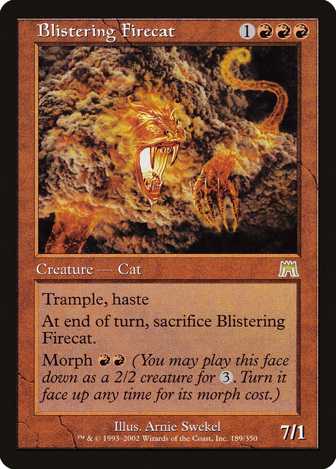 Blistering Firecat (189) [Onslaught] | Odin's Place
