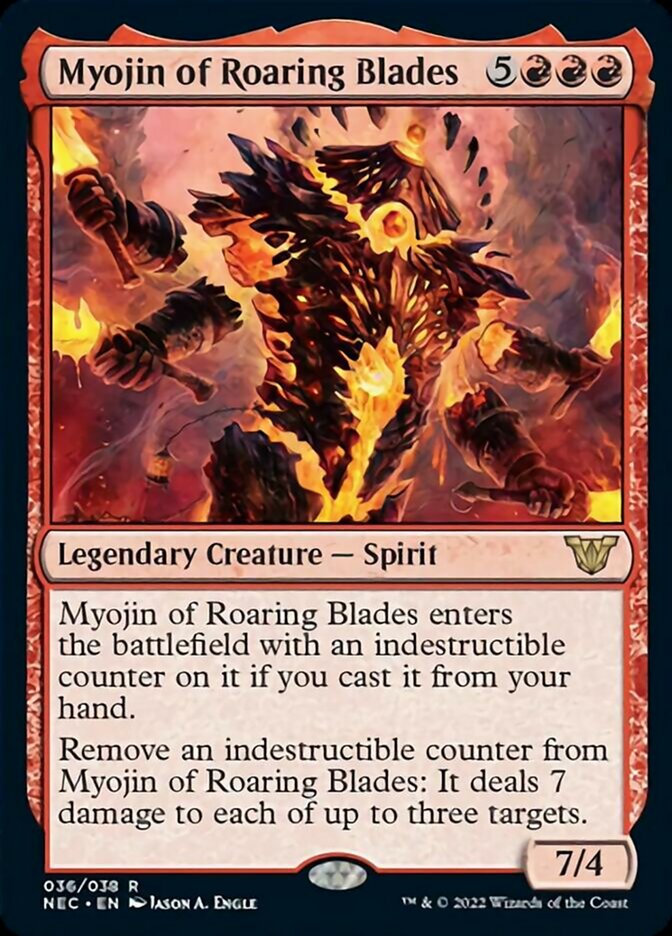 Myojin of Roaring Blades [Kamigawa: Neon Dynasty Commander] | Odin's Place