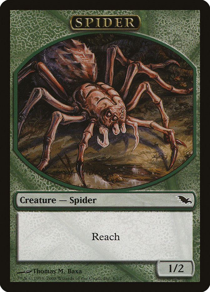 Spider Token (6) [Shadowmoor Tokens] | Odin's Place