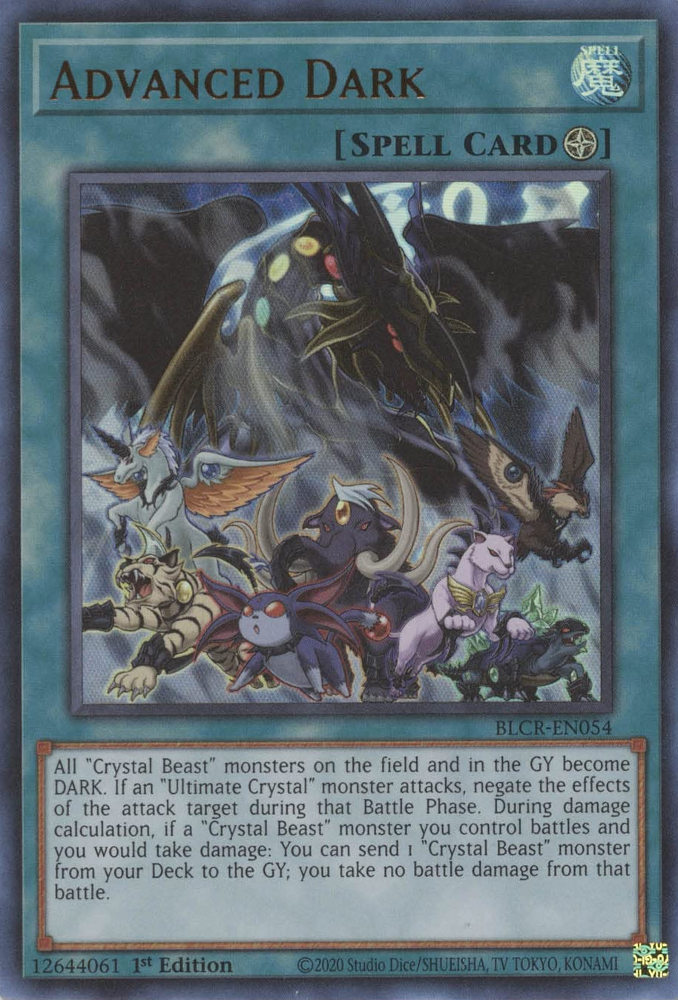Advanced Dark [BLCR-EN054] Ultra Rare | Odin's Place