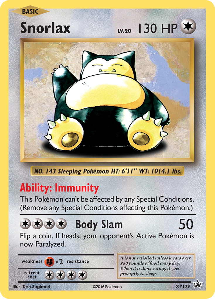 Snorlax (XY179) [XY: Black Star Promos] | Odin's Place