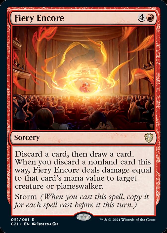 Fiery Encore [Commander 2021] | Odin's Place