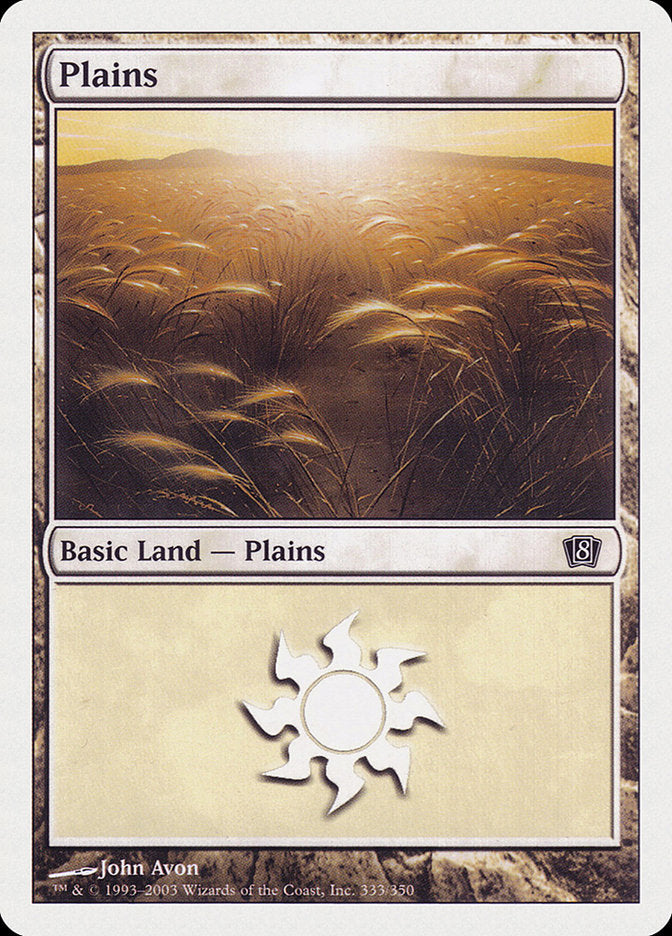 Plains (333) [Eighth Edition] | Odin's Place