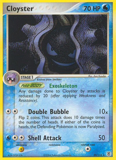 Cloyster (20/112) [EX: FireRed & LeafGreen] | Odin's Place