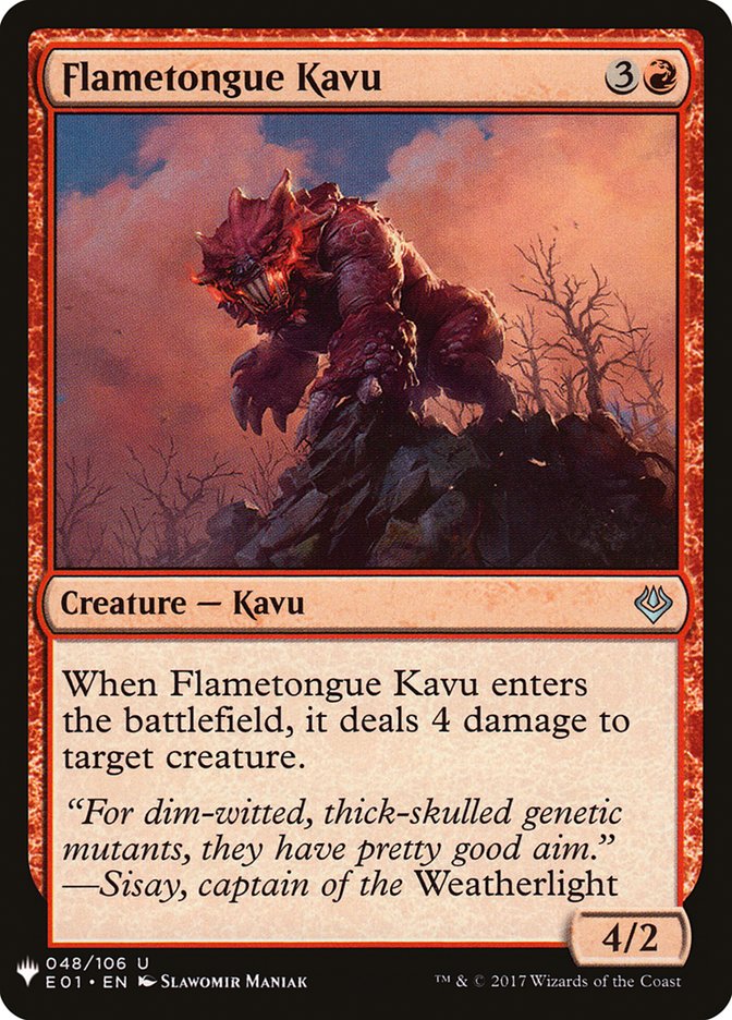 Flametongue Kavu [Mystery Booster] | Odin's Place