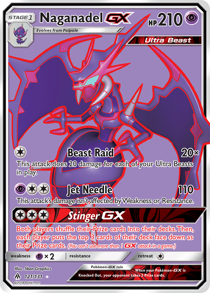 Naganadel GX (121/131) [Sun & Moon: Forbidden Light] | Odin's Place