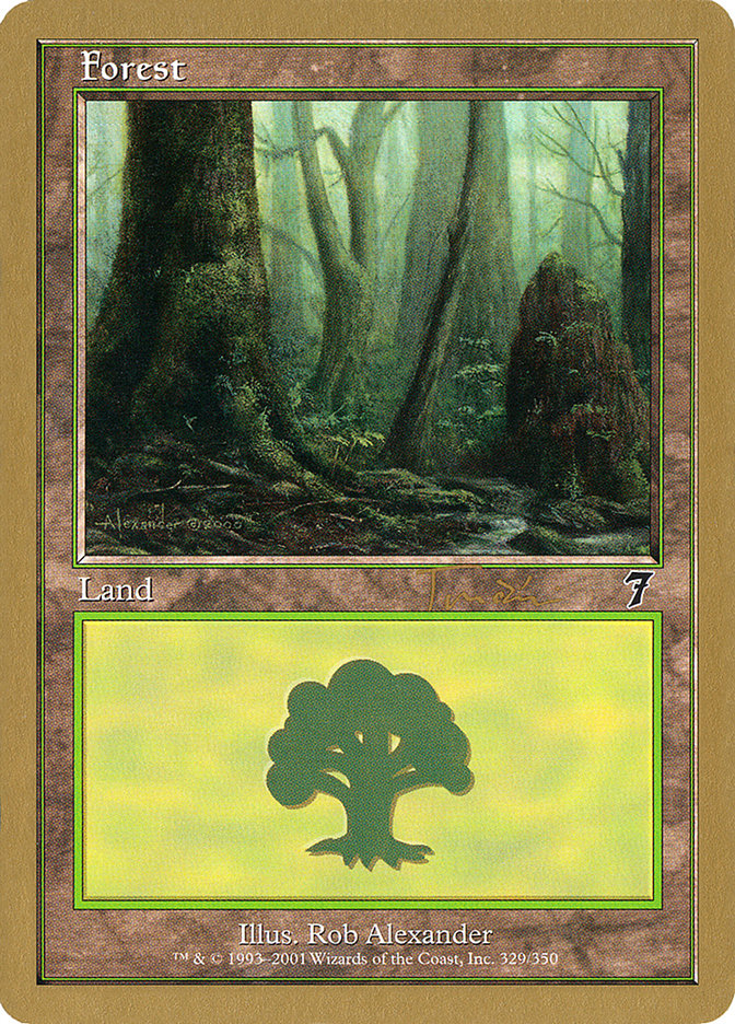 Forest (jt329) (Jan Tomcani) [World Championship Decks 2001] | Odin's Place