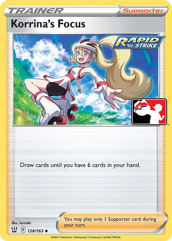 Korrina's Focus (128/163) [Prize Pack Series One] | Odin's Place
