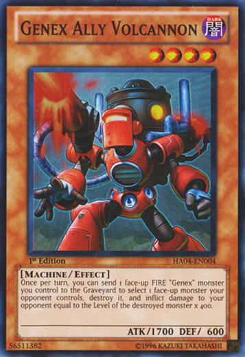 Genex Ally Volcannon [HA04-EN004] Super Rare | Odin's Place