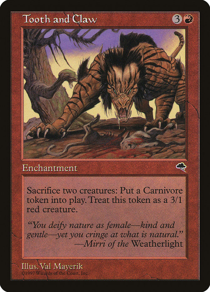 Tooth and Claw (210) [Tempest] | Odin's Place