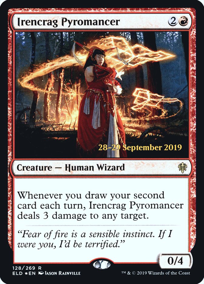 Irencrag Pyromancer [Throne of Eldraine Prerelease Promos] | Odin's Place