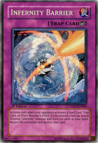 Infernity Barrier [TSHD-EN089] Secret Rare | Odin's Place