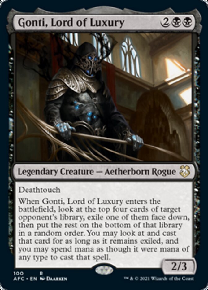 Gonti, Lord of Luxury [Dungeons & Dragons: Adventures in the Forgotten Realms Commander] | Odin's Place