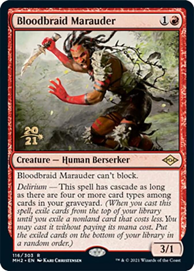 Bloodbraid Marauder [Modern Horizons 2 Prerelease Promos] | Odin's Place