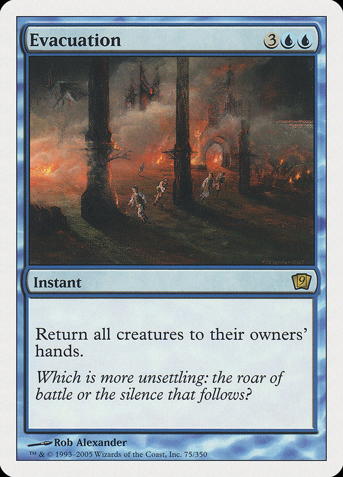 Evacuation (75) [Ninth Edition] | Odin's Place
