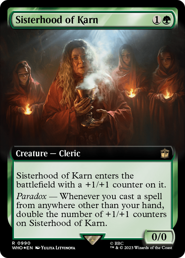 Sisterhood of Karn (Extended Art) (Surge Foil) [Doctor Who] | Odin's Place