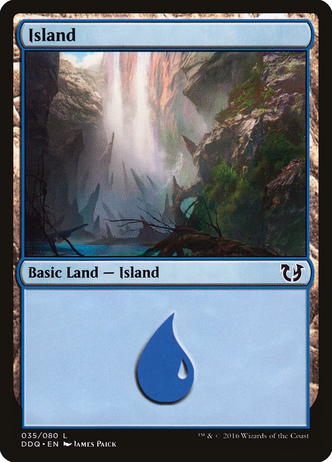 Island (35) [Duel Decks: Blessed vs. Cursed] | Odin's Place
