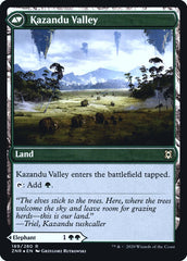 Kazandu Mammoth // Kazandu Valley [Zendikar Rising Prerelease Promos] | Odin's Place