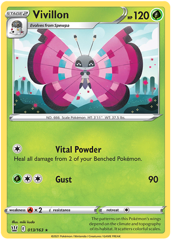 Vivillon (013/163) [Sword & Shield: Battle Styles] | Odin's Place
