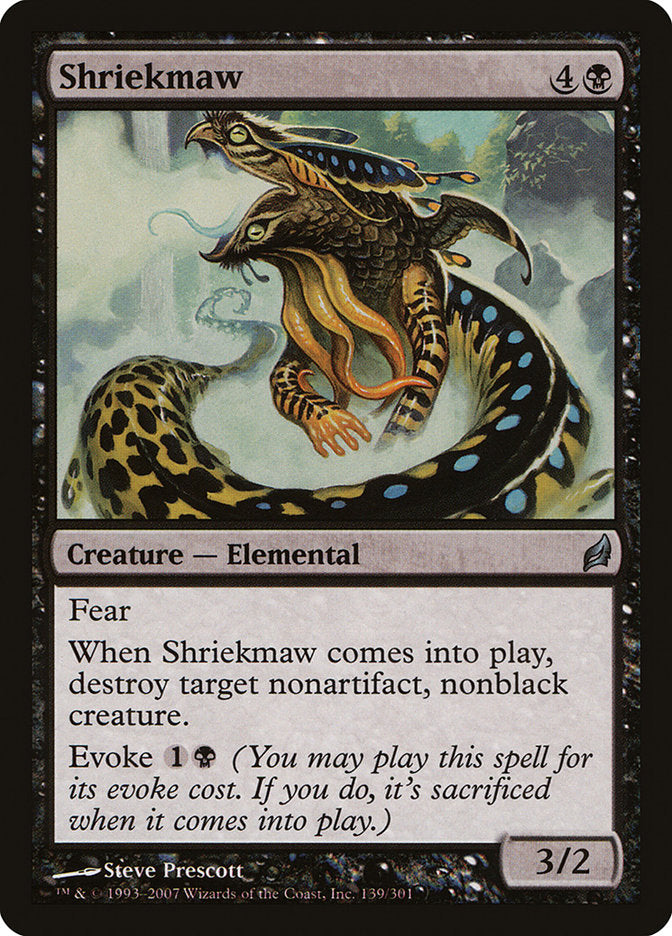 Shriekmaw (139) [Lorwyn] | Odin's Place