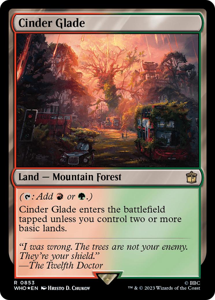 Cinder Glade (Surge Foil) [Doctor Who] | Odin's Place