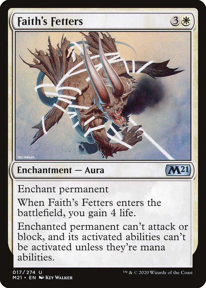 Faith's Fetters [Core Set 2021] | Odin's Place