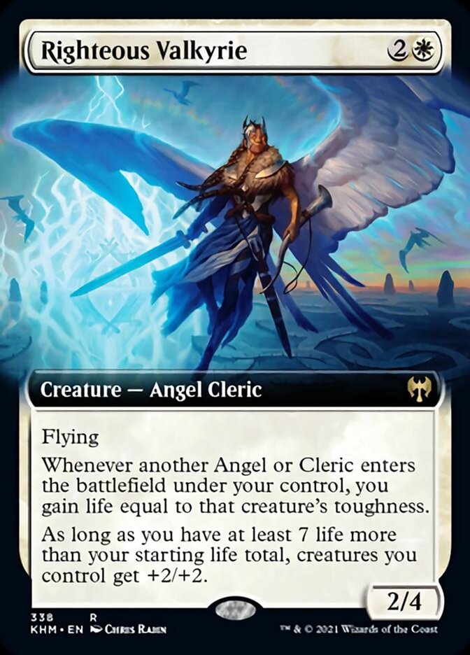 Righteous Valkyrie (Extended Art) [Kaldheim] | Odin's Place