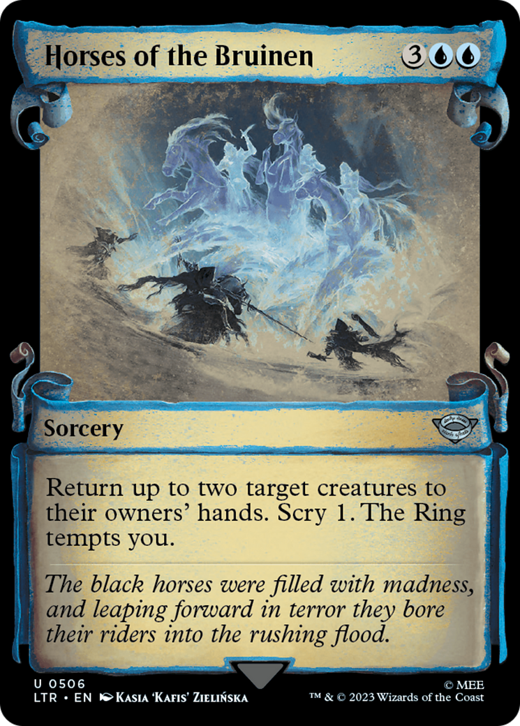 Horses of the Bruinen [The Lord of the Rings: Tales of Middle-Earth Showcase Scrolls] | Odin's Place
