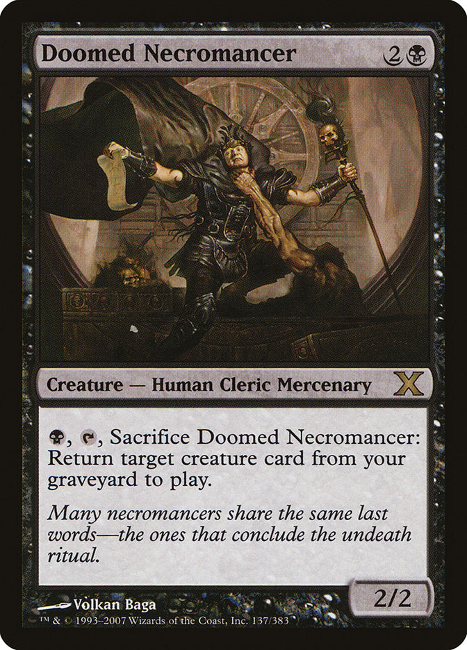 Doomed Necromancer (137) [Tenth Edition] | Odin's Place