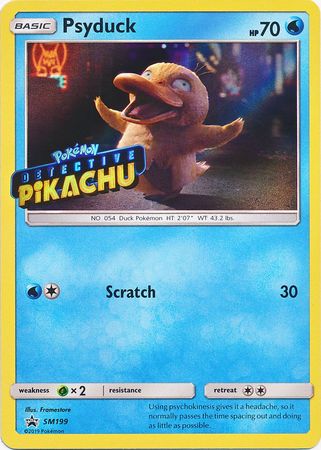 Psyduck Detective (SM199) (Pikachu Stamped) [Sun & Moon: Black Star Promos] | Odin's Place