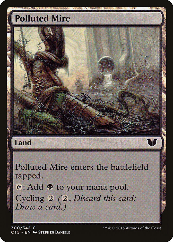 Polluted Mire (300) [Commander 2015] | Odin's Place