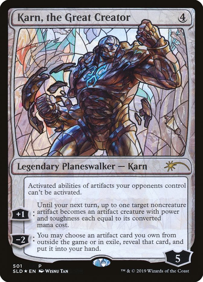 Karn, the Great Creator (Stained Glass) [Secret Lair Drop Promos] | Odin's Place