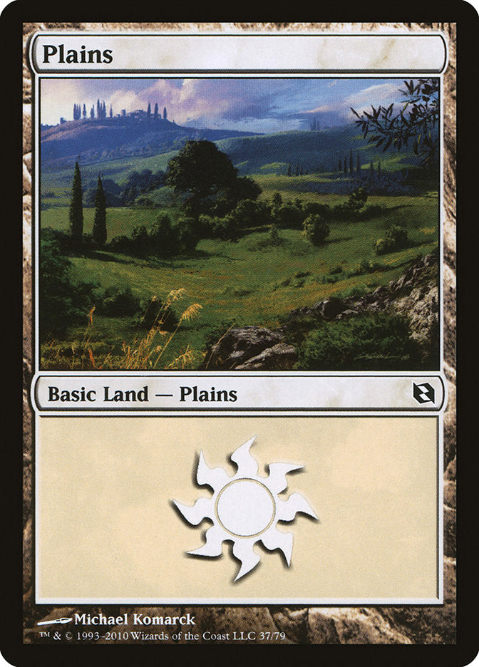 Plains (37) [Duel Decks: Elspeth vs. Tezzeret] | Odin's Place