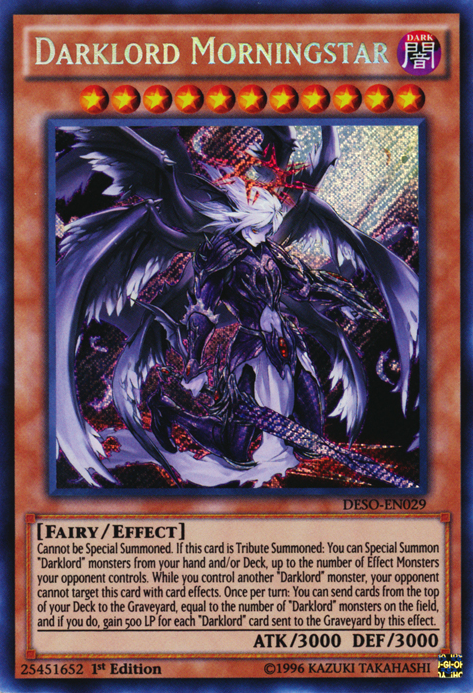 Darklord Morningstar [DESO-EN029] Secret Rare | Odin's Place