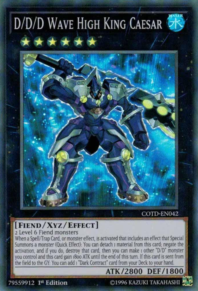 D/D/D Wave High King Caesar [COTD-EN042] Super Rare | Odin's Place
