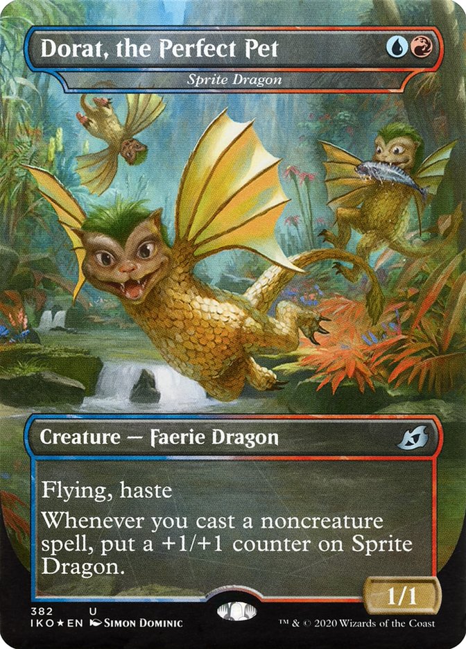 Sprite Dragon - Dorat, the Perfect Pet (Godzilla Series) [Ikoria: Lair of Behemoths] | Odin's Place