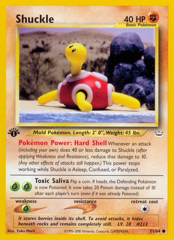 Shuckle (51/64) [Neo Revelation 1st Edition] | Odin's Place