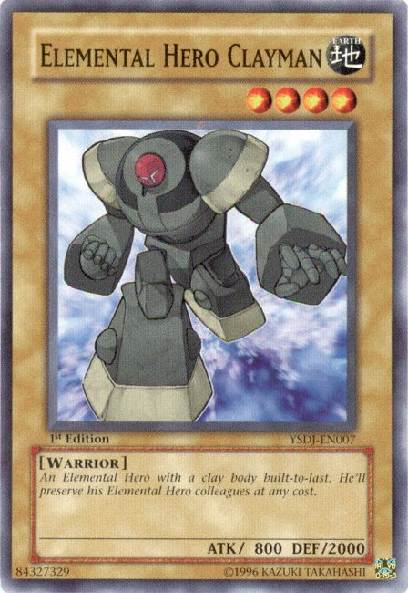 Elemental HERO Clayman [YSDJ-EN007] Common | Odin's Place