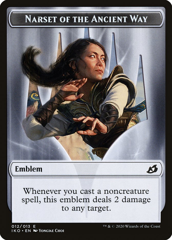 Narset of the Ancient Way Emblem [Ikoria: Lair of Behemoths Tokens] | Odin's Place