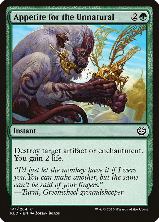 Appetite for the Unnatural (141) [Kaladesh] | Odin's Place