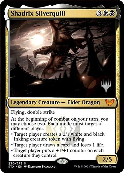 Shadrix Silverquill (Promo Pack) [Strixhaven: School of Mages Promos] | Odin's Place