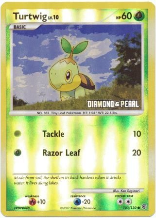 Turtwig (103/130) [Burger King Promos: 2008 Collection] | Odin's Place