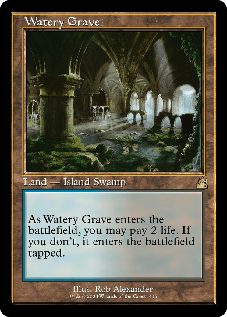 Watery Grave (Retro) [Ravnica Remastered] | Odin's Place
