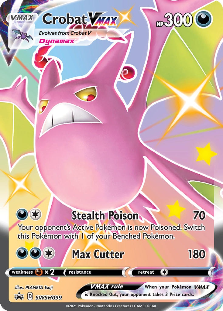 Crobat VMAX (SWSH099) (Jumbo Card) [Sword & Shield: Black Star Promos] | Odin's Place