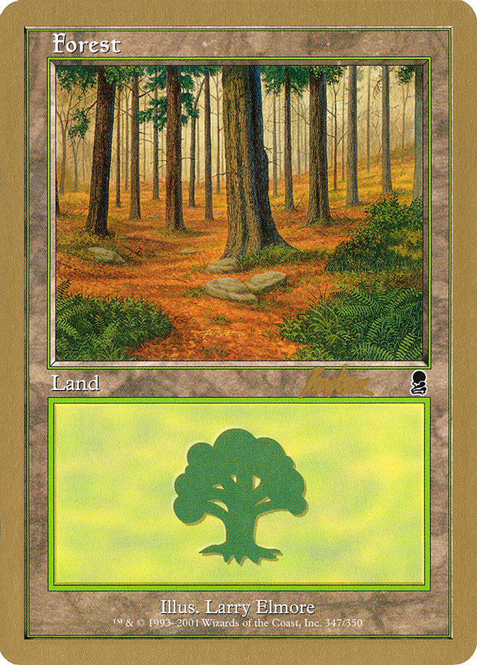 Forest (bk347) (Brian Kibler) [World Championship Decks 2002] | Odin's Place
