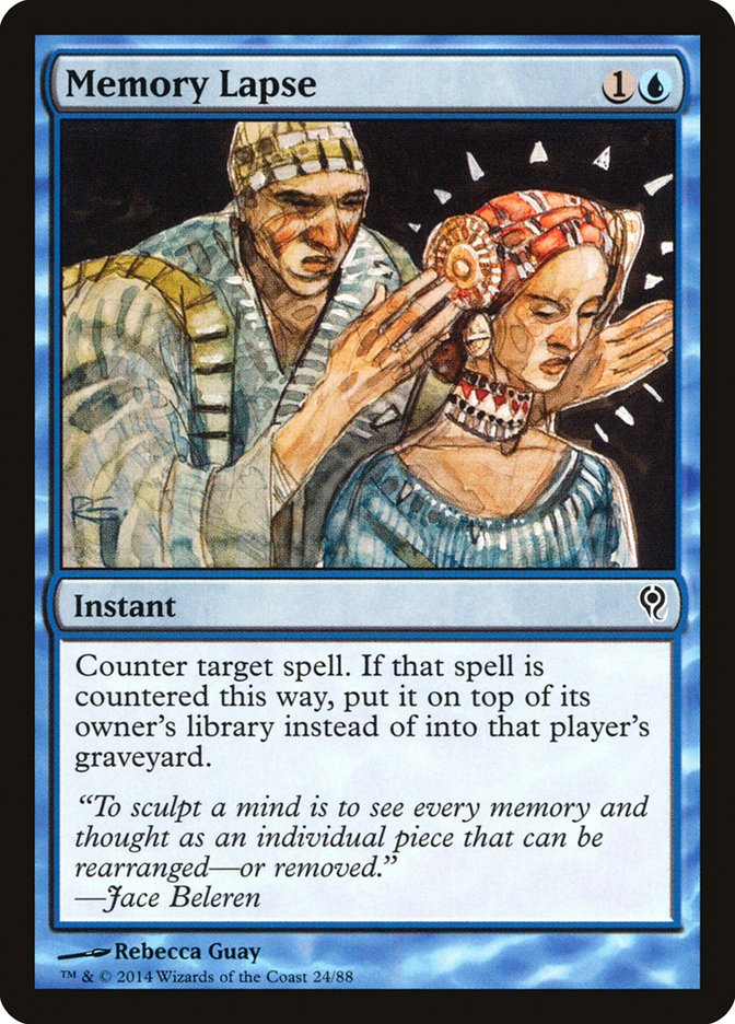 Memory Lapse (24) [Duel Decks: Jace vs. Vraska] | Odin's Place